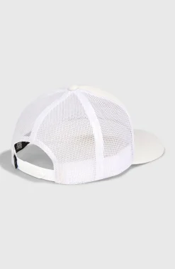 Casquette Flower Trucker| Blanc