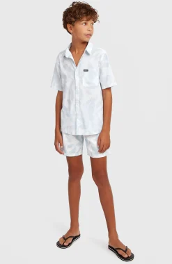 EnfantsChemise Print| Blanc