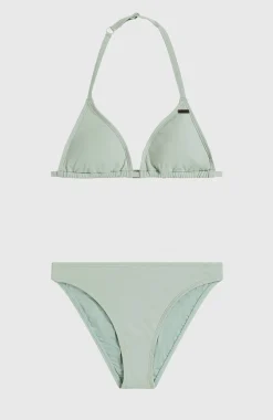 EnfantsEnsemble de bikinis triangle Essentials| Vert