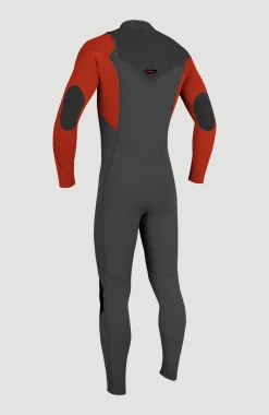 EnfantsHyperfreak Plus 5/4mm Chest Zip Full Wetsuit| Rouge