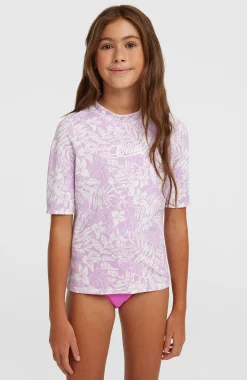 EnfantsLycra à manches courtes O'Neill Graphic| Violet