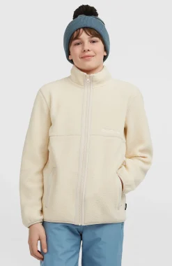 EnfantsPolaire à poils longs et zip intégral| Beige