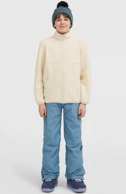 EnfantsPolaire à poils longs et zip intégral| Beige