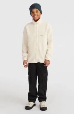 EnfantsPolaire à poils longs et zip intégral| Beige
