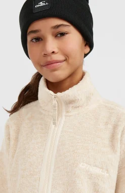 EnfantsPolaire à poils longs et zip intégral| Beige
