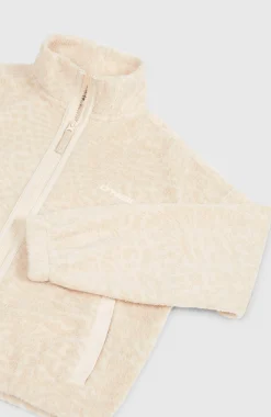 EnfantsPolaire à poils longs et zip intégral| Beige