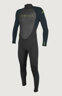 EnfantsReactor-2 3/2mm Back Zip Full Wetsuit| Noire