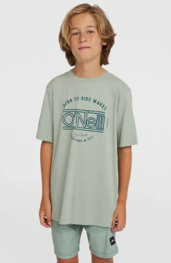 EnfantsShort de bain O'Neill Logo Stripe| Vert Mix