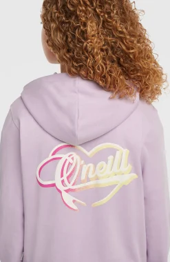 EnfantsSweat à capuche Essentials Script| Violet