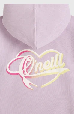 EnfantsSweat à capuche Essentials Script| Violet