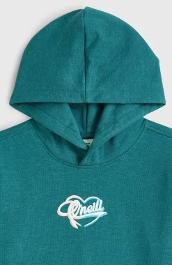 EnfantsSweat à capuche Essentials Script| Vert