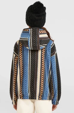 EnfantsSweat à capuche et col demi-zip Superfleece| Bleu