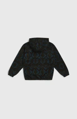 EnfantsSweat à capuche et col demi-zip Superfleece| Noire