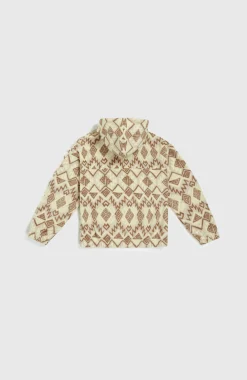 EnfantsSweat à capuche et col demi-zip Superfleece| Gris