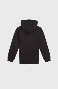 EnfantsSweat à capuche Front Print| Noire