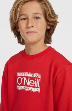 EnfantsSweatshirt Cali Crew| Rouge