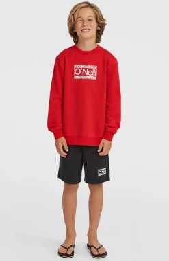 EnfantsSweatshirt Cali Crew| Rouge
