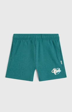 EnfantsSweatshort Essentials Script| Vert