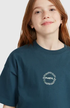 EnfantsT-shirt Back Print| Bleu