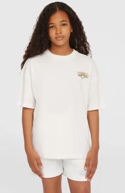 EnfantsT-shirt Back Print| Blanc