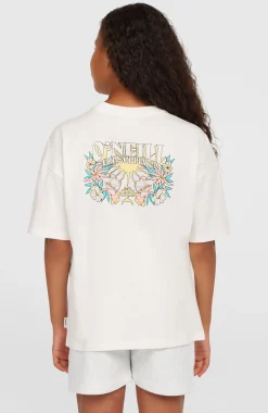 EnfantsT-shirt Back Print| Blanc