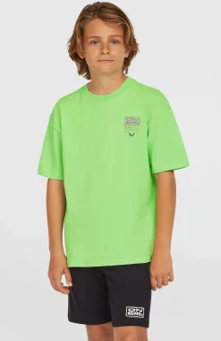EnfantsT-shirt Back Print| Vert