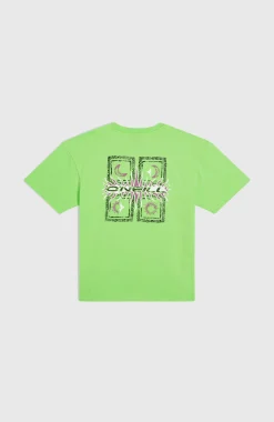 EnfantsT-shirt Back Print| Vert