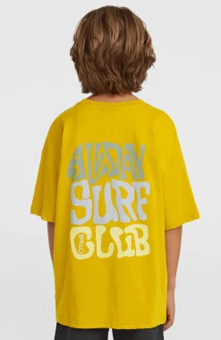 EnfantsT-shirt Back Print| Jaune