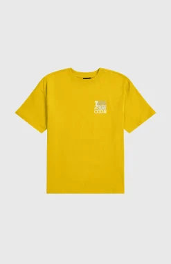EnfantsT-shirt Back Print| Jaune