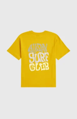 EnfantsT-shirt Back Print| Jaune