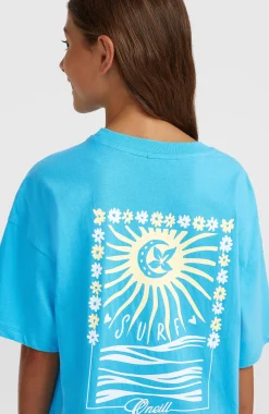 EnfantsT-shirt Back Print| Bleu