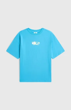 EnfantsT-shirt Back Print| Bleu