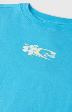 EnfantsT-shirt Back Print| Bleu