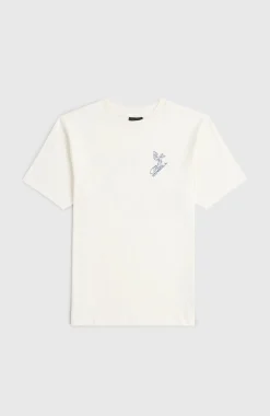EnfantsT-shirt Back-Print| Blanc