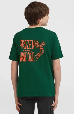 EnfantsT-shirt Back-Print| Vert