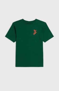 EnfantsT-shirt Back-Print| Vert