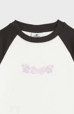 EnfantsT-shirt côtelé O'Neill Colour-Block| Blanc Mix