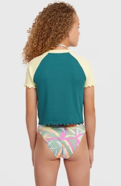 EnfantsT-shirt côtelé O'Neill Colour-Block| Vert Mix