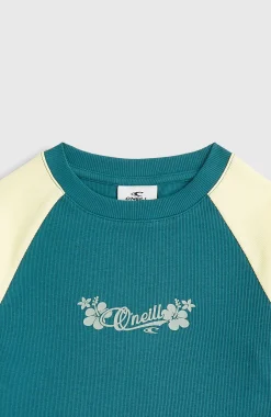 EnfantsT-shirt côtelé O'Neill Colour-Block| Vert Mix