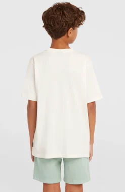 EnfantsT-shirt O'Neill Logo Stripe| Blanc