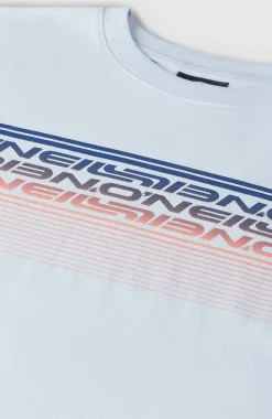 EnfantsT-shirt O'Neill Logo Stripe| Bleu
