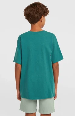 EnfantsT-shirt Slub Graphic| Vert