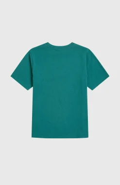 EnfantsT-shirt Slub Graphic| Vert