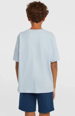 EnfantsT-shirt Slub Graphic| Bleu