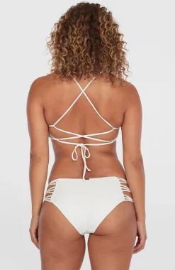 FemmesBas de bikini avec bandes Boulders| Blanc