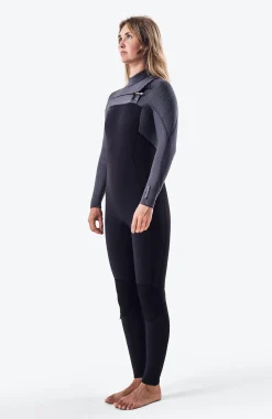 FemmesBlueprint 4/3mm Chest Zip Full Wetsuit| Noire