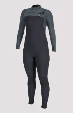FemmesBlueprint 5/4mm Chest Zip Full Wetsuit| Noire