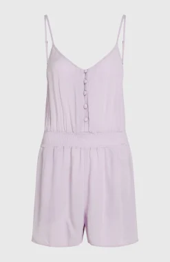 FemmesCombishort boutonnée à fines bretelles| Violet