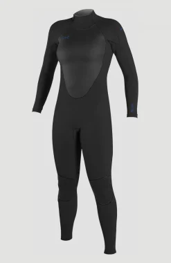 FemmesEpic 5/4mm Back Zip Full Wetsuit| Noire