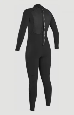 FemmesEpic 5/4mm Back Zip Full Wetsuit| Noire